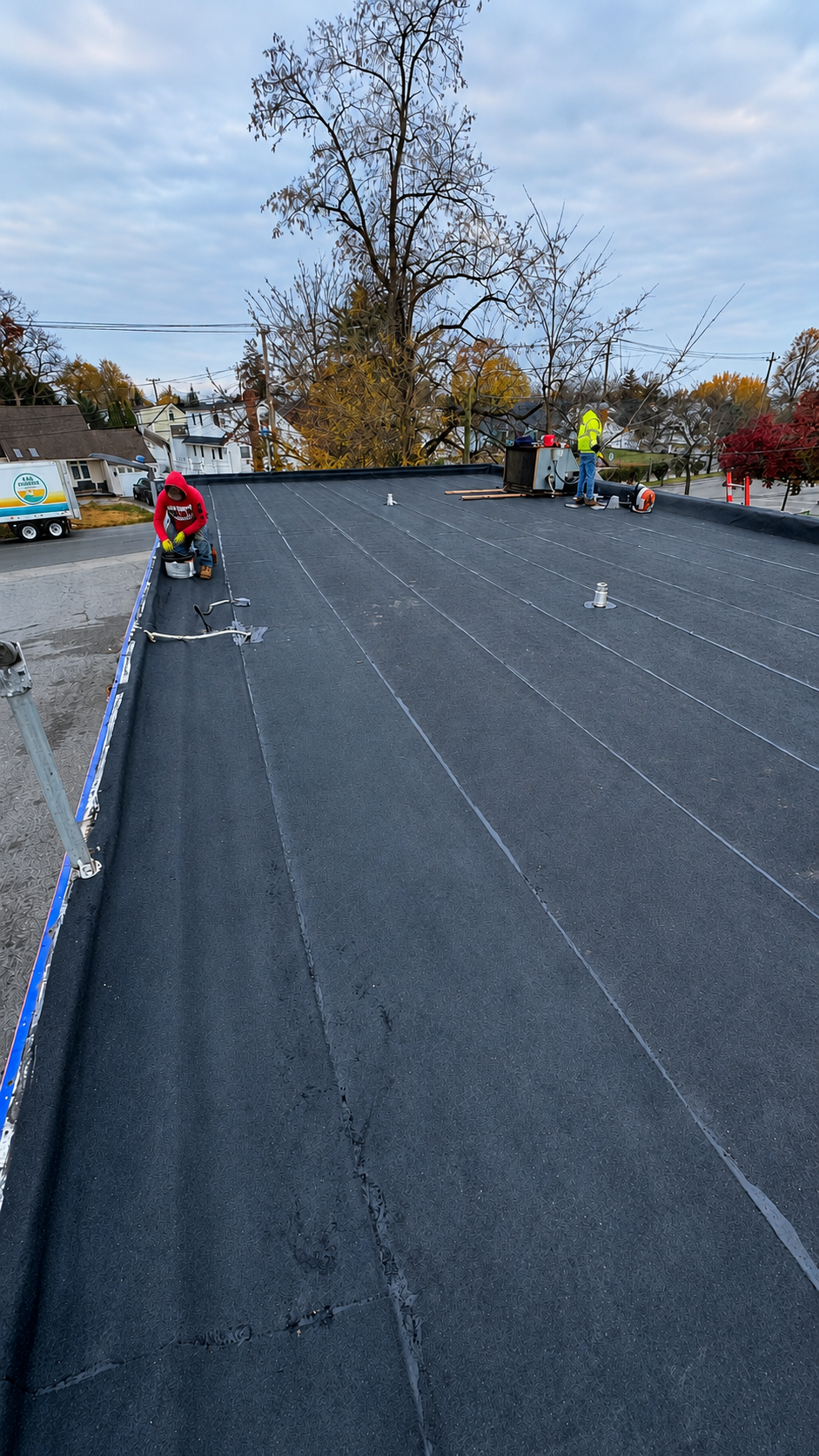 Flat roof installation Long Island